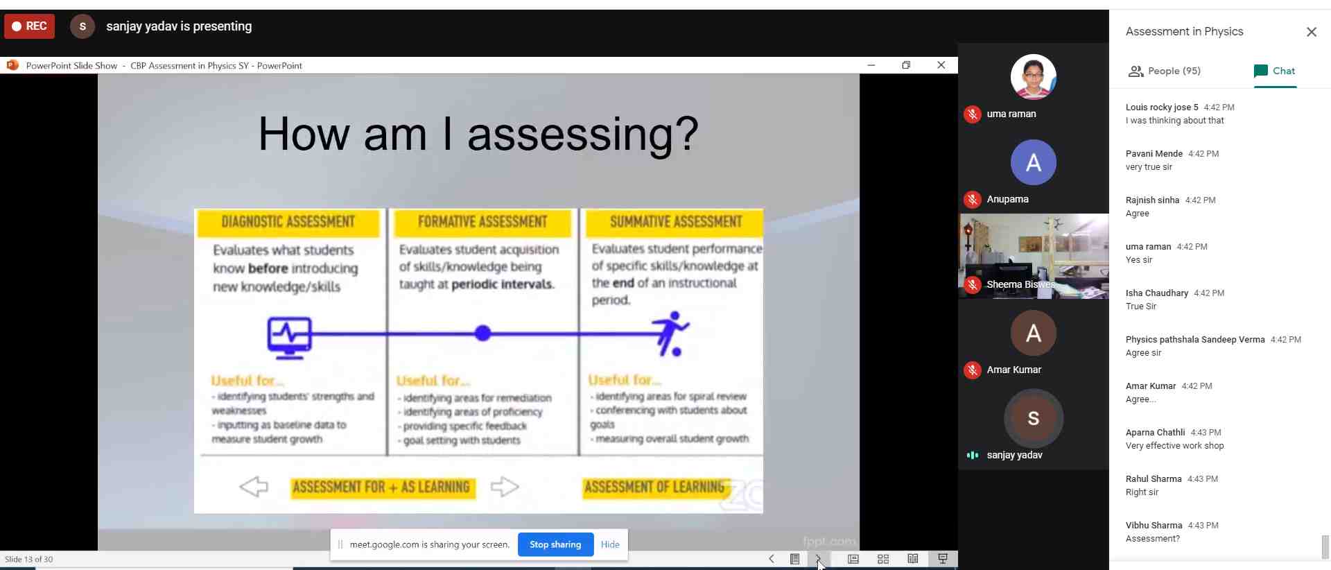CAPACITY BUILDING WORKSHOP-ASSESSMENT IN PHYSICS