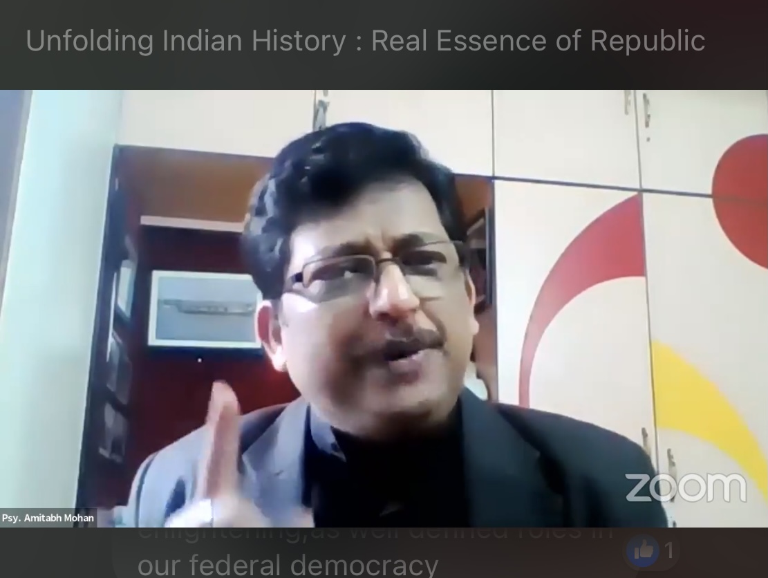 UNFOLDING INDIAN HISTORY; REAL ESSENCE OF REPUBLIC CONFIRMATION
