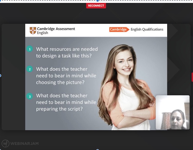 WEBINAR- CAMBRIDGE ASSESSMENT ENGLISH