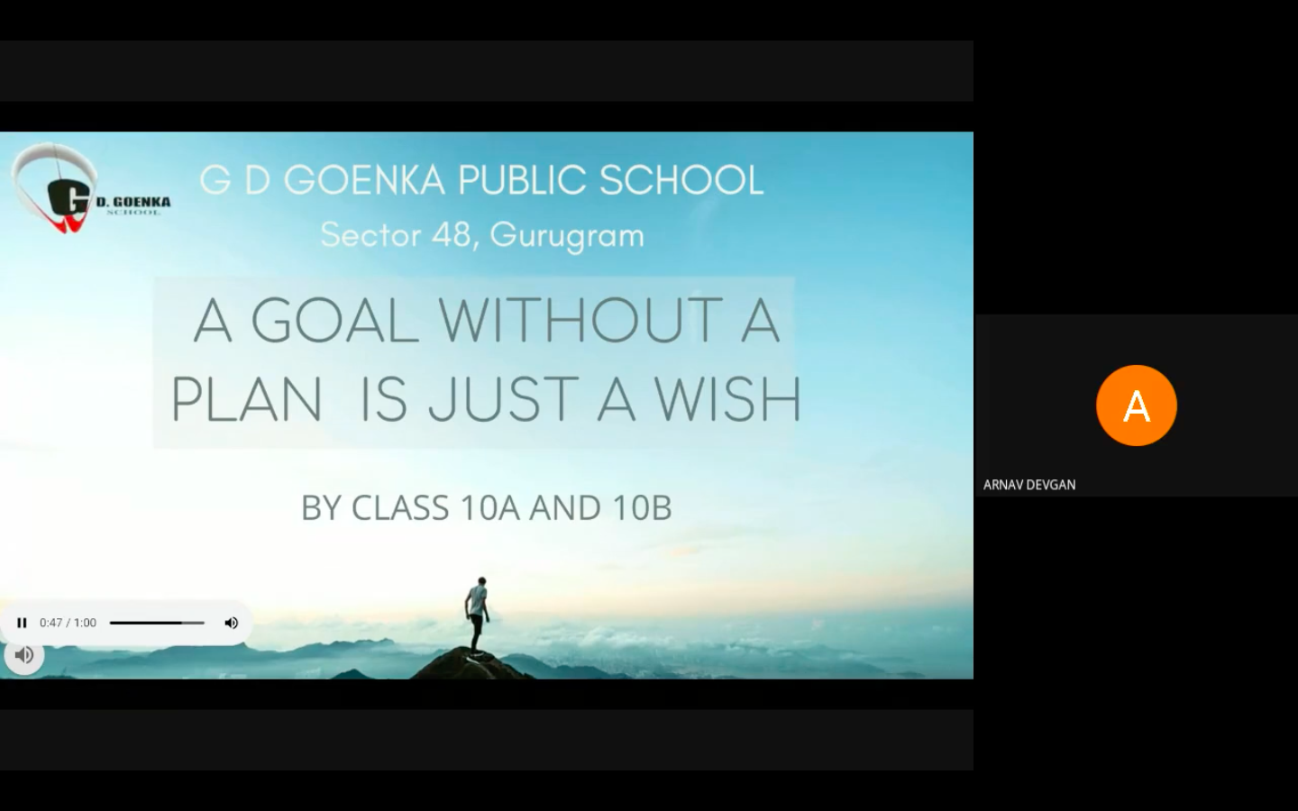 ASSEMBLY- A GOAL WITHOUT A PLAN IS JUST A WISH