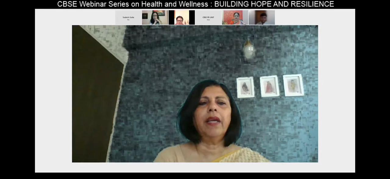 CBSE WEBINAR- BUILDING HOPE AND RESILIENCE